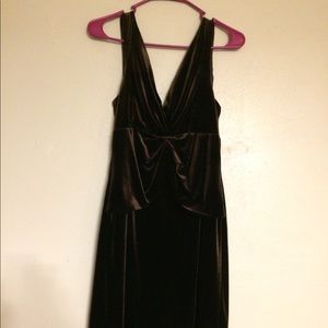 Jessica Howard Velvet Evening Dress